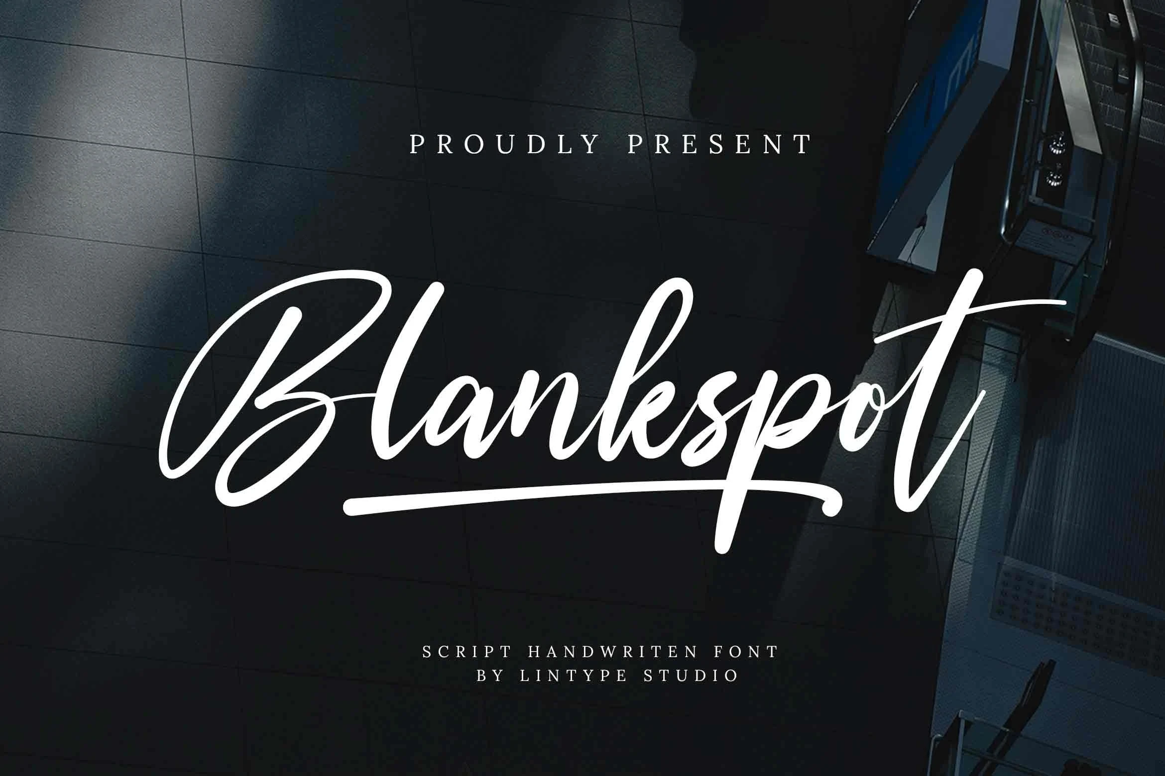 Blankspot font preview