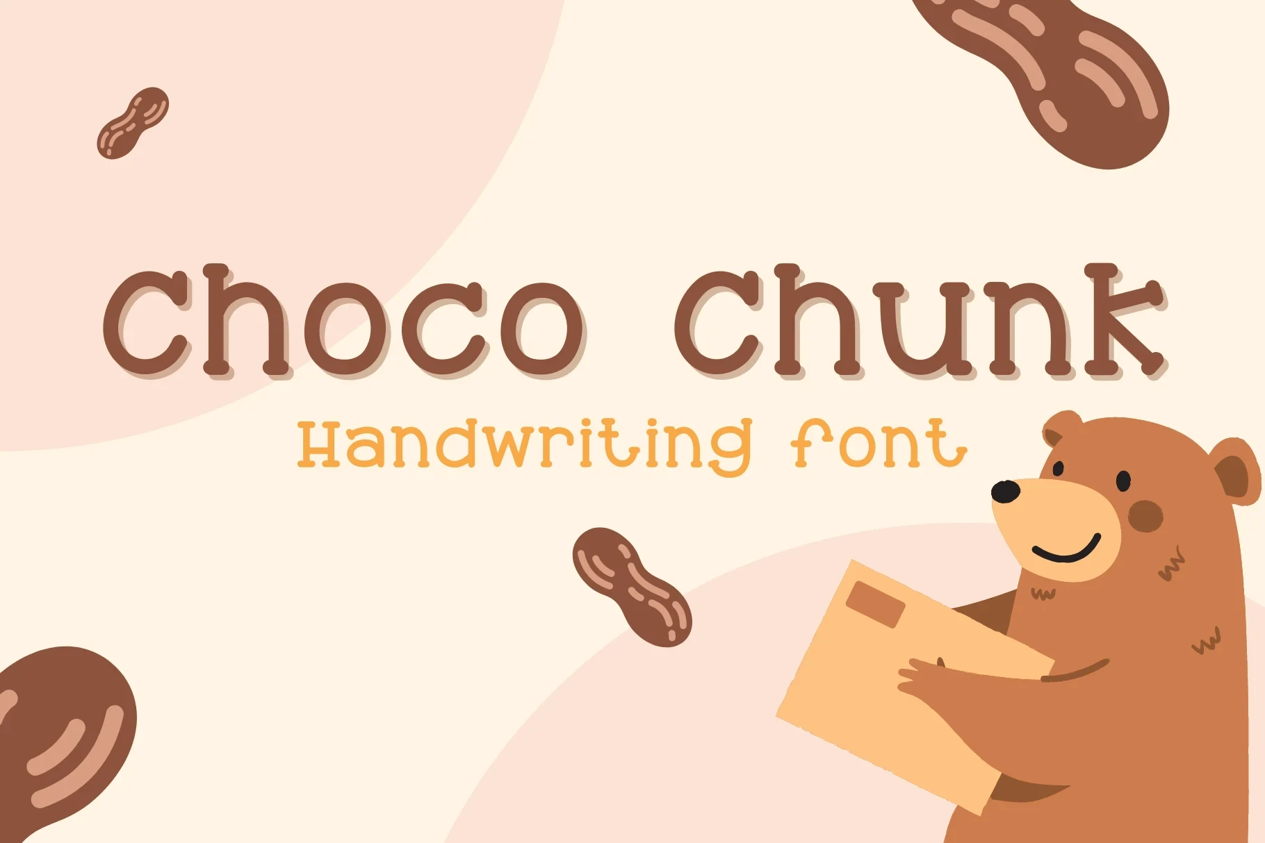 Choco Chunk font preview