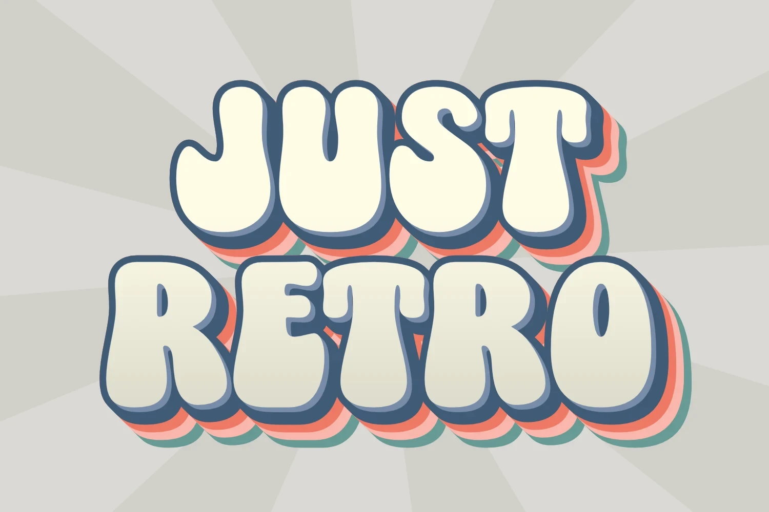 Just Retro font preview