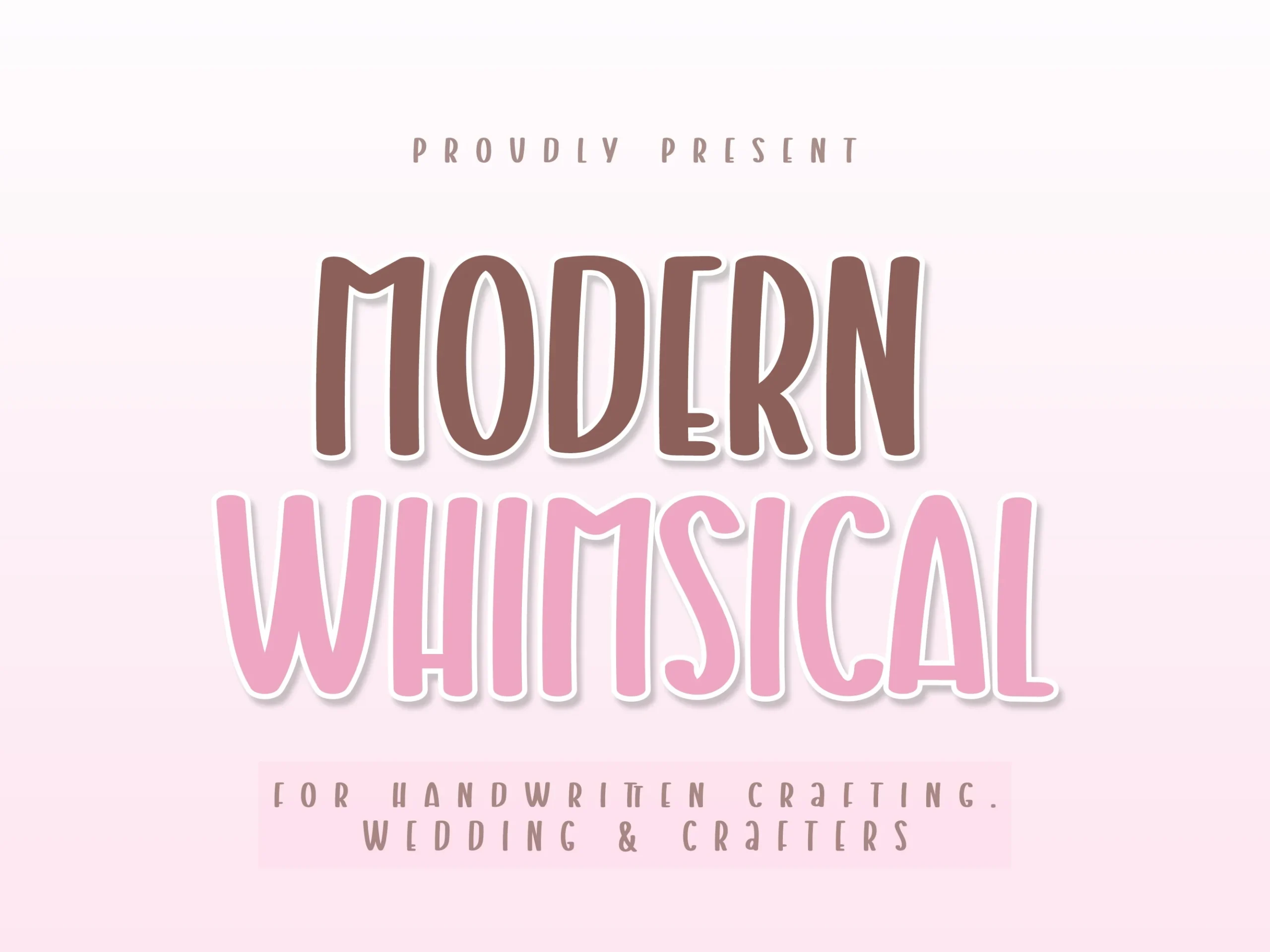 Modern Whimsical font preview