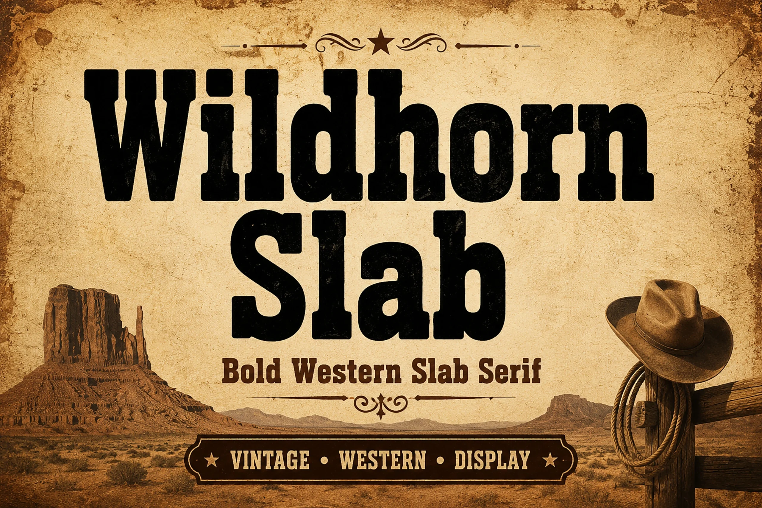 Wildhorn Slab font preview
